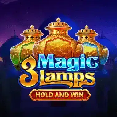 3 Magic Lamps Hold and Win Lucky 7 Even Online Casino Games Logo